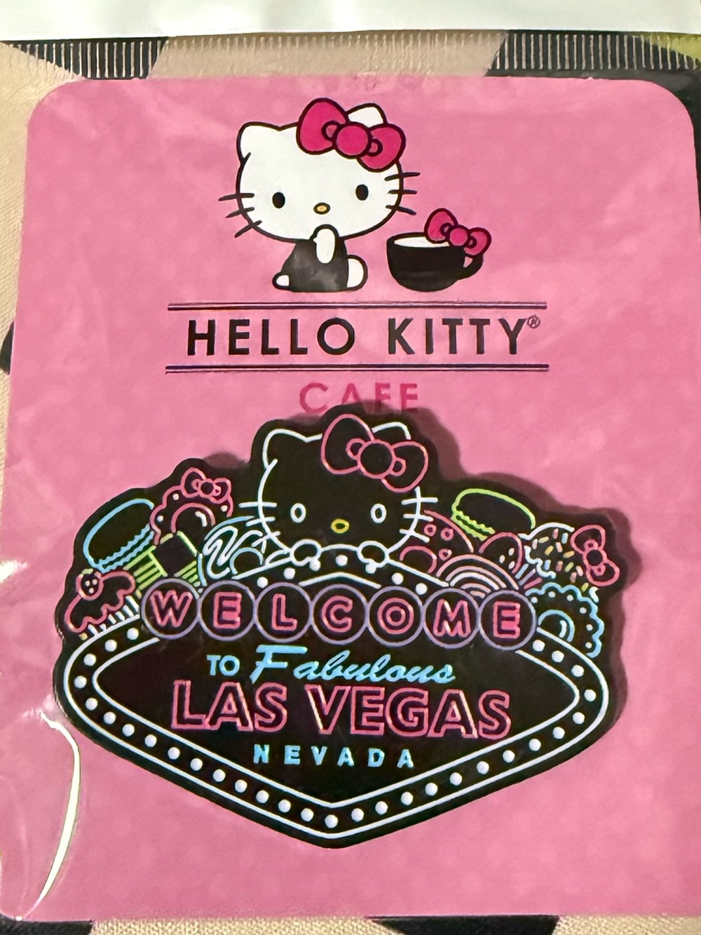 Hello Kitty Pink Las Vegas pin